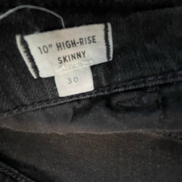 Madewell Charcoal Skinny Jeans size 30 - Picture 7 of 7